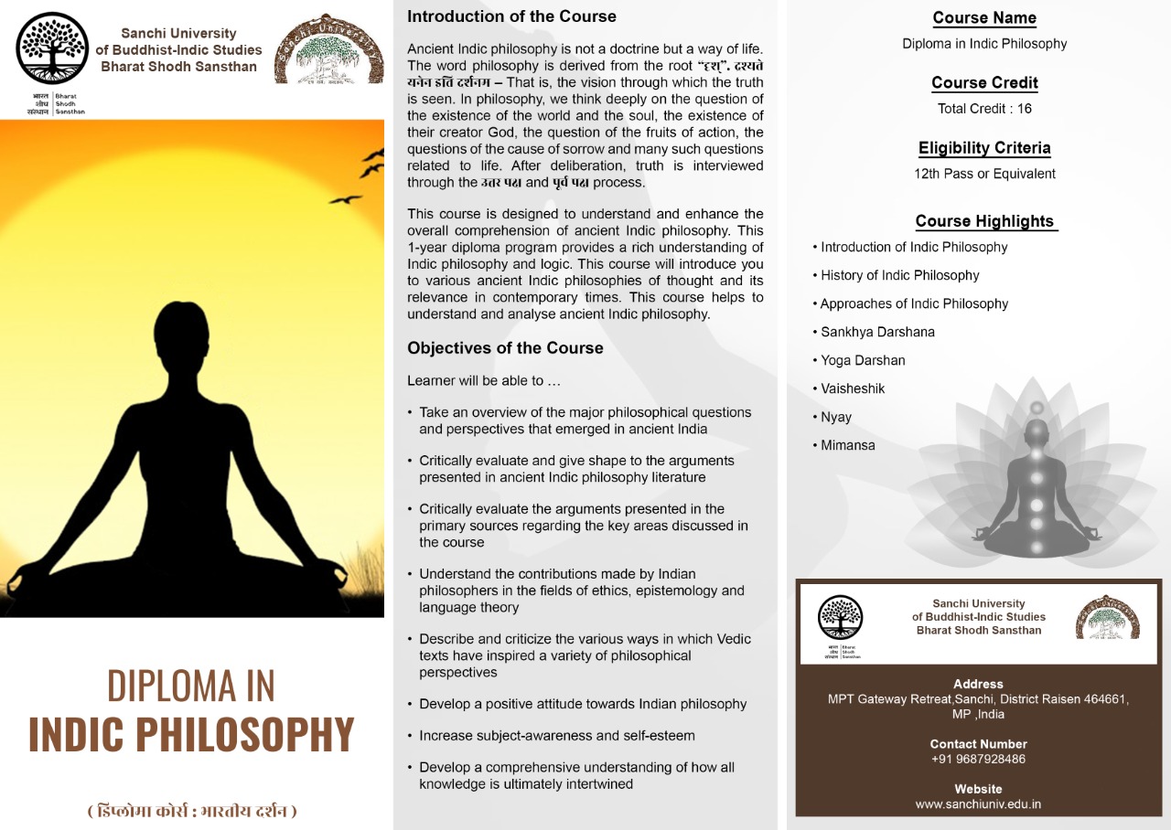diploma indic philosophy en